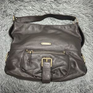 Michael Kors Grey Leather Shoulder Bag Purse